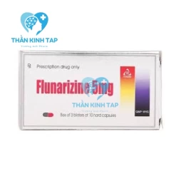 Flunarizine 5mg TV.Pharm - Thuốc điều trị dự phòng các cơn đau nửa đầu